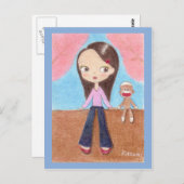 Ohanami (Kirschblütenansicht) Postkarte (Vorne/Hinten)