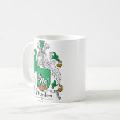 O'Hanlon-Familienwappen Kaffeetasse (Vorderseite Links)