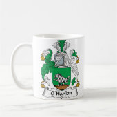 O'Hanlon-Familienwappen Kaffeetasse (Links)