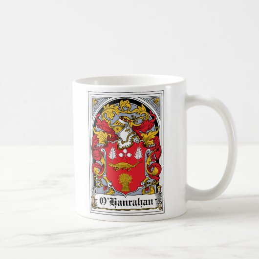 O'Hanrahan Familienwappen Kaffeetasse (Rechts)