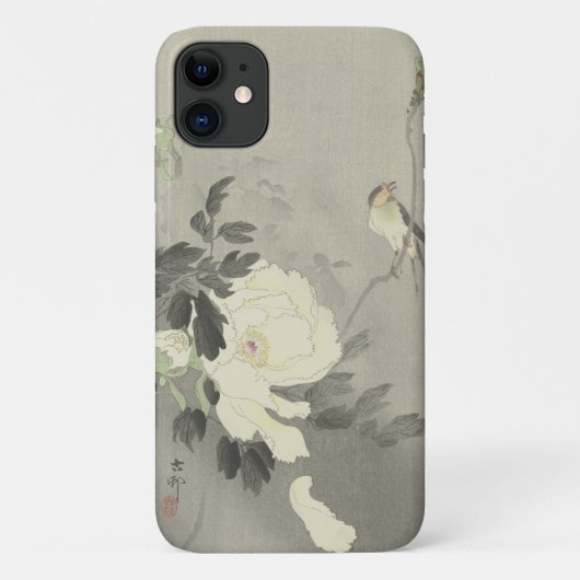 Ohara Kosen Swallow mit Peony Case-Mate iPhone Hülle (Rückseite)