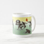Ohara Koson , “ Frog Sumo ”  小原古邨 Kaffeetasse (VorderseiteRechts)