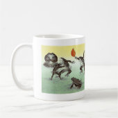 Ohara Koson , “ Frog Sumo ”  小原古邨 Kaffeetasse (Links)