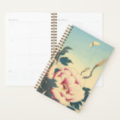 Ohara Koson, Pink Peonies - Japanische Kunst Planer (Anzeige)