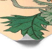 Ohara Koson Schönes japanisches Mohn CC0811 Zitat Poster (Ecke)