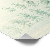 Ohara Koson Two Goldfish and Waterweed Japanisch Poster (Ecke)