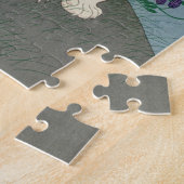 Ohara Koson, Zwei Kaninchen - Japanische Kunst Puzzle (Seite)