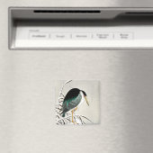 Ohara Koson's Heron in Snow Magnet (In Situ (Geschirrspüler))