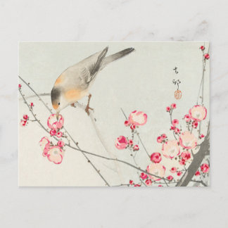 ohara koson's Japanese painting postcard,小原古邨の日本画 Postkarte