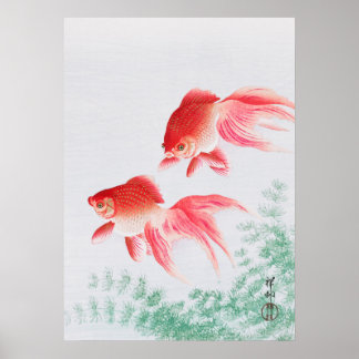 ohara koson's Japanese painting poster,vintage小原古邨 Poster