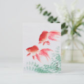 ohara kosons japanisches Gemälde postcard,小 原 古 邨 Postkarte (Stehend Vorderseite)