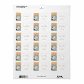 Ohara Kosons Krane Adressaufkleber (Vorne)