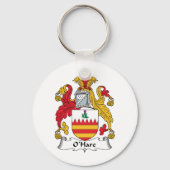 O'Hare Familienwappen Schlüsselanhänger (Vorderseite)