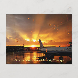 O'Hare International Airport (Chicago) Postcard Postkarte