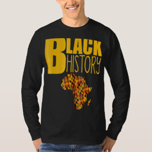 Oheneba Apparel Black History Africa Kente Pattern T-Shirt