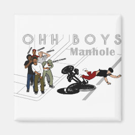 OHH BOYS - Der Mensch auf dem Fahrrad trifft ein M Magnet