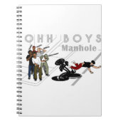 OHH BOYS - Der Mensch auf dem Fahrrad trifft ein M Notizblock (Vorderseite)