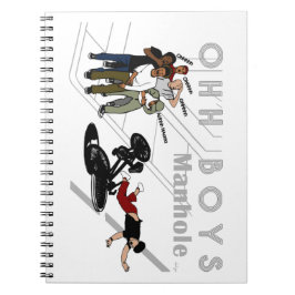 OHH BOYS - Der Mensch auf dem Fahrrad trifft eine Notizblock