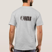 OHH BOYS in Schwarzweiß-T - Shirt (Rückseite)