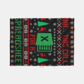 Ohh...das erfordert ein Spreadsheet Weihnachten Fleecedecke (Vorderseite (Horizontal))