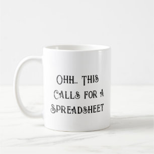 Ohh Das ist ein Fall für eine Tabelle, Introvertie Kaffeetasse