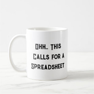 Ohh Das ist ein Fall für eine Tabelle, Lustiger Fr Kaffeetasse