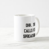 Ohh Das ist ein Fall für eine Tabelle, nerdiges Ge Kaffeetasse (VorderseiteRechts)