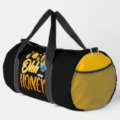 Ohh Honey Cartoon-Biene Duffle Bag (Rechte Ecke)