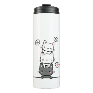 ohh Katze Thermosbecher