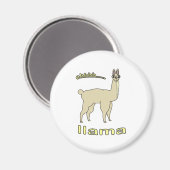 Ohh Llama Magnet (Vorderseite/Rückseite)