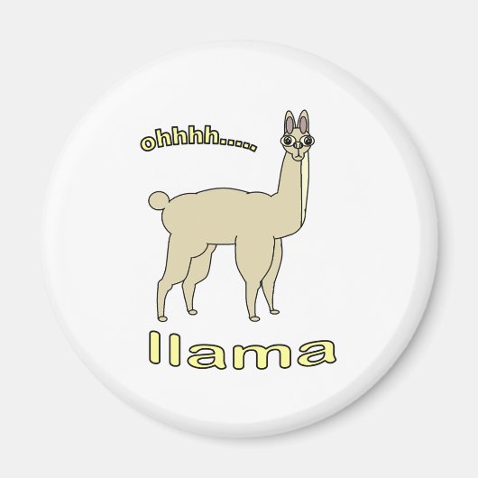 Ohh Llama Magnet (Vorne)