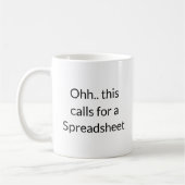 Ohh This Calls for a Spreadsheet, Accountant Team Kaffeetasse (Links)