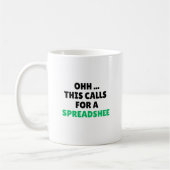Ohh this calls for a Spreadsheet, Funny Accountant Kaffeetasse (Links)