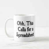 Ohh This Calls for a Spreadsheet, Funny Auditor Kaffeetasse (Links)