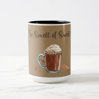 Ohhh DER SÜSSE DUFT VON KAFFEE Zweifarbige Tasse