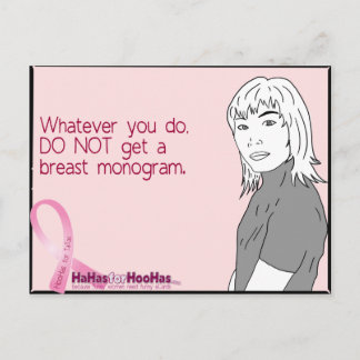 Ohhh, Mammogram ... Postkarte