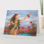 "Ohia and Lehua" von Lori Higgins. 8.5x11! Karte (Vorderseite)