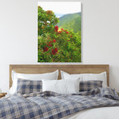 Ohia Lehua Blossoms Leinwanddruck (Insitu (Schlafzimmer))