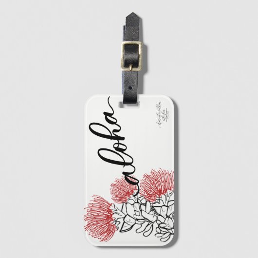 Ohia Lehua Mod-Aloha Gepäck-Umbau Gepäckanhänger (Vorderseite Vertikal)