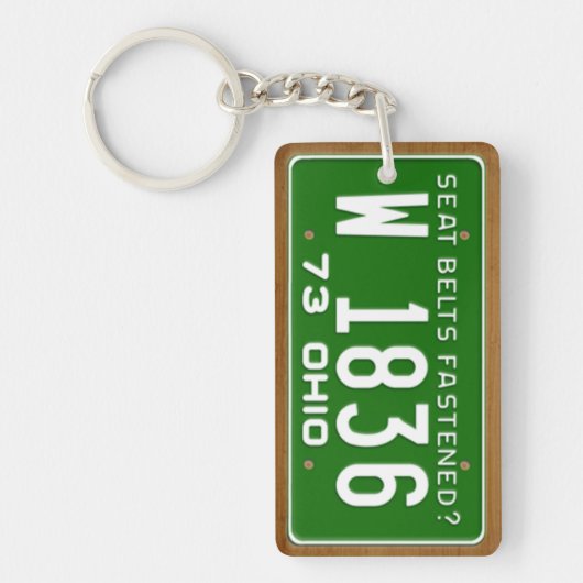 Ohio 1973 Vintager Schlüsselanhänger (Vorderseite)