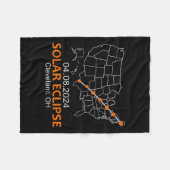 Ohio 2024 Gesamtsolarausstoß Fleecedecke (Vorderseite (Horizontal))