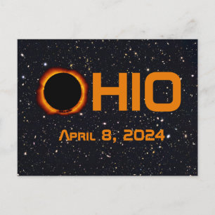 Ohio 2024 Gesamtsolarausstoß Postkarte