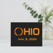 Ohio 2024 Gesamtsolarausstoß Postkarte (Stehend Vorderseite)