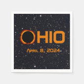 Ohio 2024 Gesamtsolarausstoß Serviette (Vorderseite)