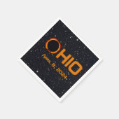 Ohio 2024 Gesamtsolarausstoß Serviette (Ecke)