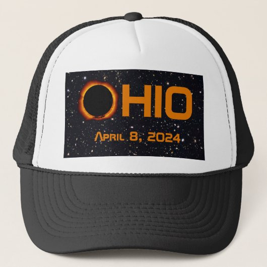 Ohio 2024 Gesamtsolarausstoß Truckerkappe (Vorderseite)