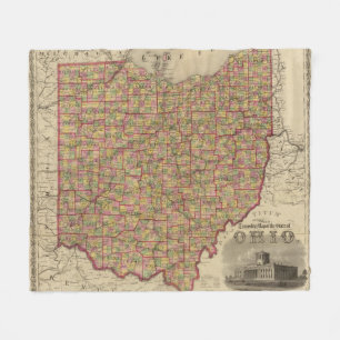 Ohio 3 fleecedecke