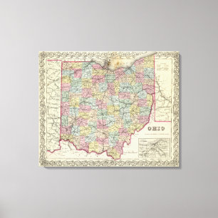 Ohio 3 leinwanddruck