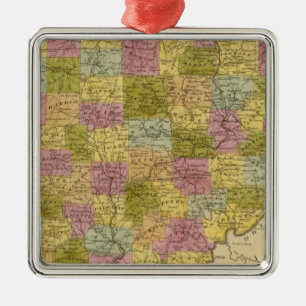Ohio 3 ornament aus metall
