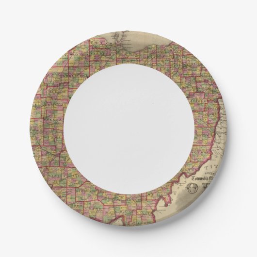 Ohio 3 pappteller (Vorderseite)